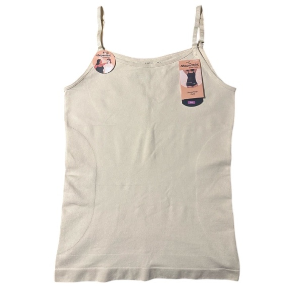 NWT Shapemint Scoop Neck Cami Size 2XL nude color